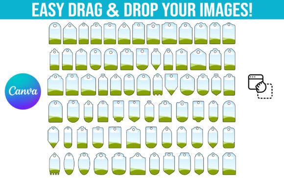 75 Customizable Tag Canva Frame Templates: Your Design Shortcut