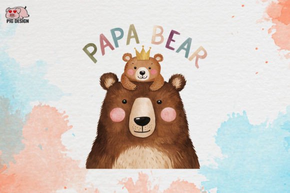 Bringing Character to Projects with Papa Bear Clipart PNG Graphics