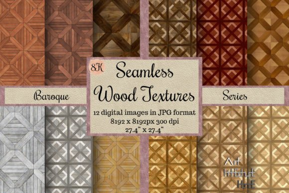 Elegant Baroque Wood Textures for Timeless Design Projects